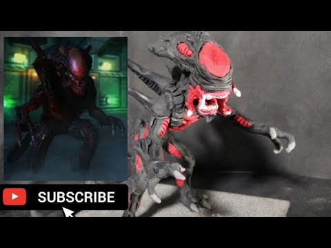 Predalien Berserker de plastilina/ How to make The Predalien Berserker ...