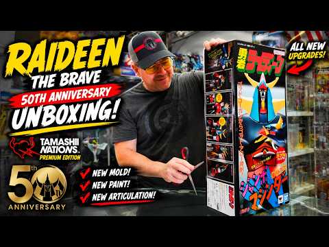 Raideen The Brave 50th Anniversary Unboxing | Bandai Tamashii Nations Review