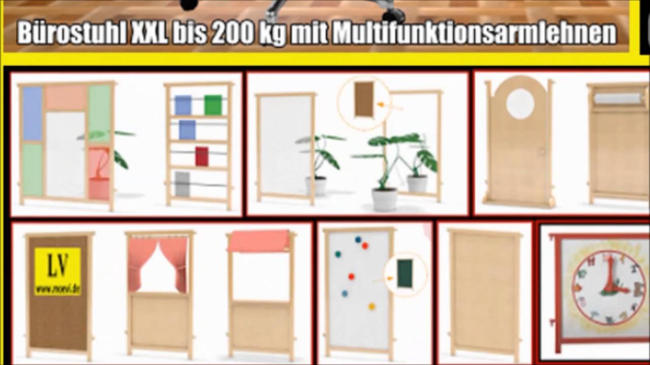 Videos Bueromoebel, Schulmoebel, Betriebseinrichtung, Kindergartenmöbel