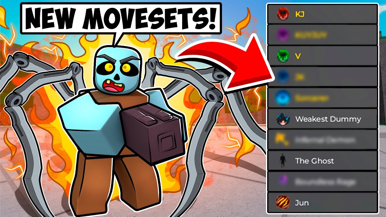 I Tested EVERY NEW MOVESET In Roblox The Strongest Battlegrounds...