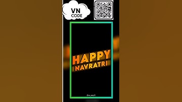 "Durga Puja Status Video Editing in VN App | Template & Tutorial"