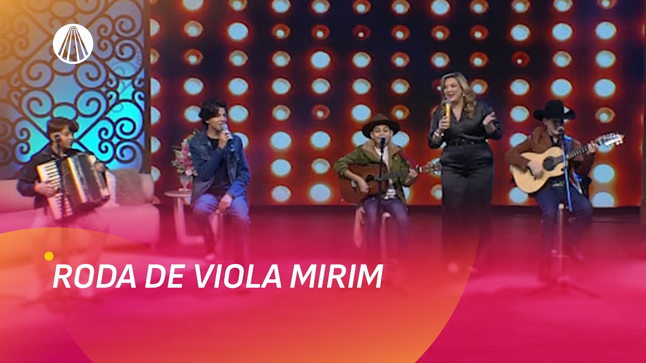 Roda de Viola Mirim com jovens talentos da música sertaneja | Aparecida Sertaneja