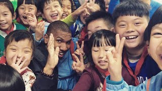 MOBBED BY CHINESE KIDS