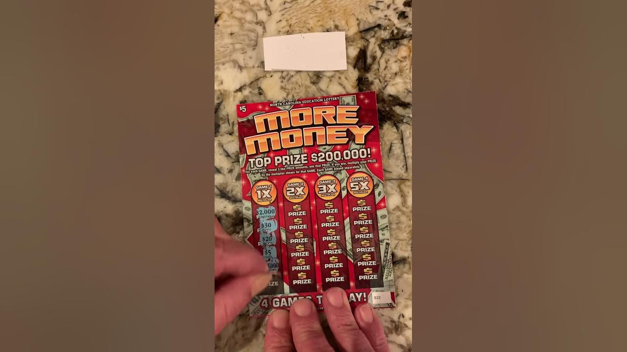 NC Scratch Off Lotto Double Profit Sharing Session YouTube