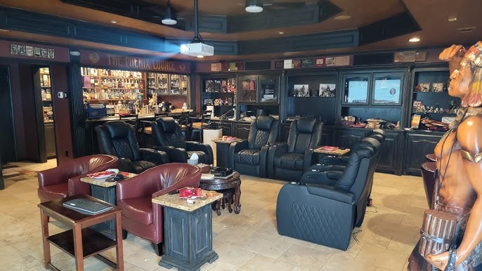 The Ultimate Home Cigar Lounge On A