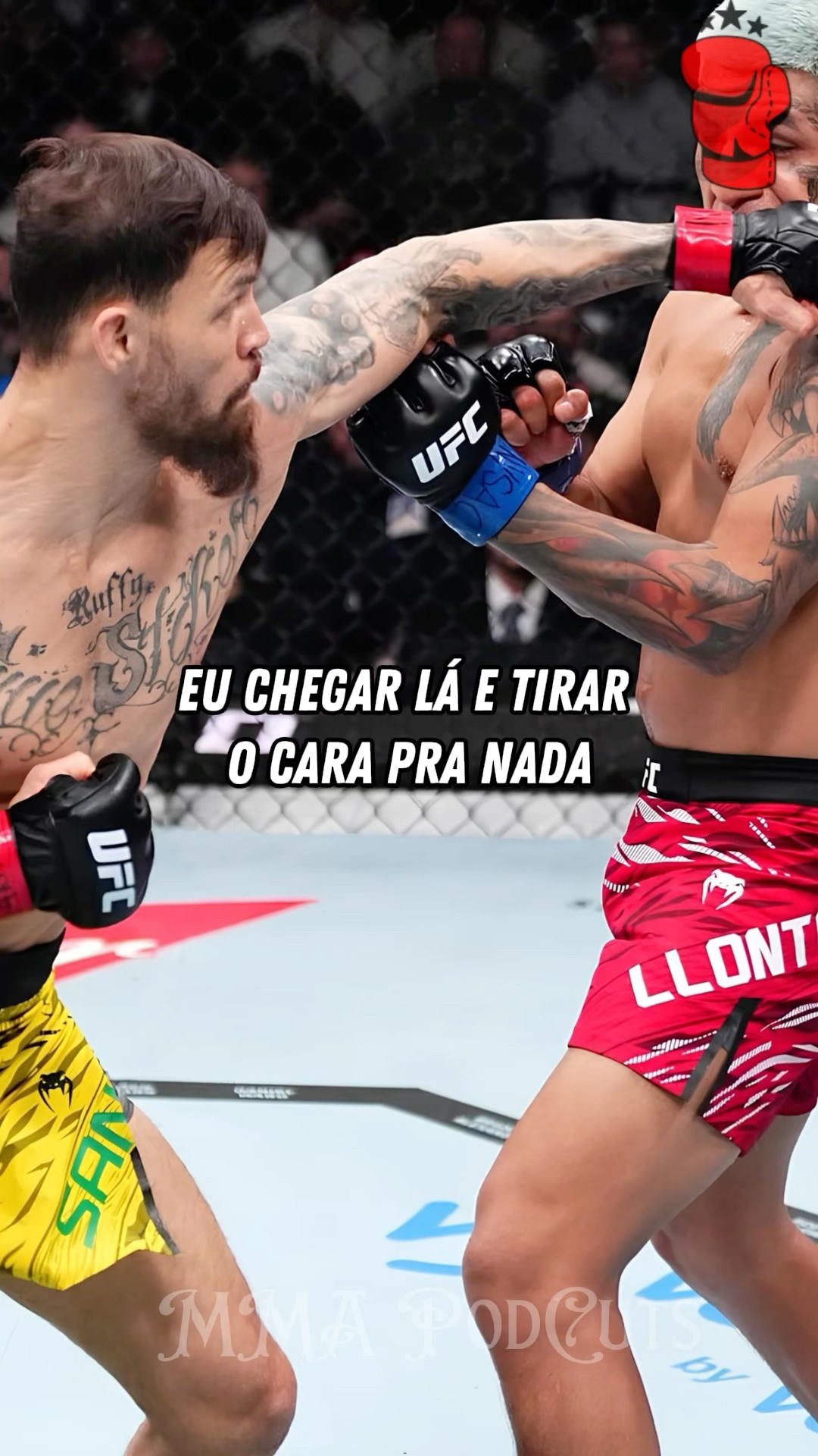 MAURÍCIO RUFFY É SINISTRO #mma #luta #boxe #ufc #foryou #shortsfeed #brasil