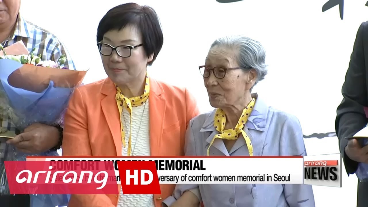Comfort women memorial celebrates its one year anniversary