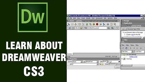Learn About Adobe Dreamweaver cs3 Interface | Dreamweaver Interface Overview  | Digital Teacher
