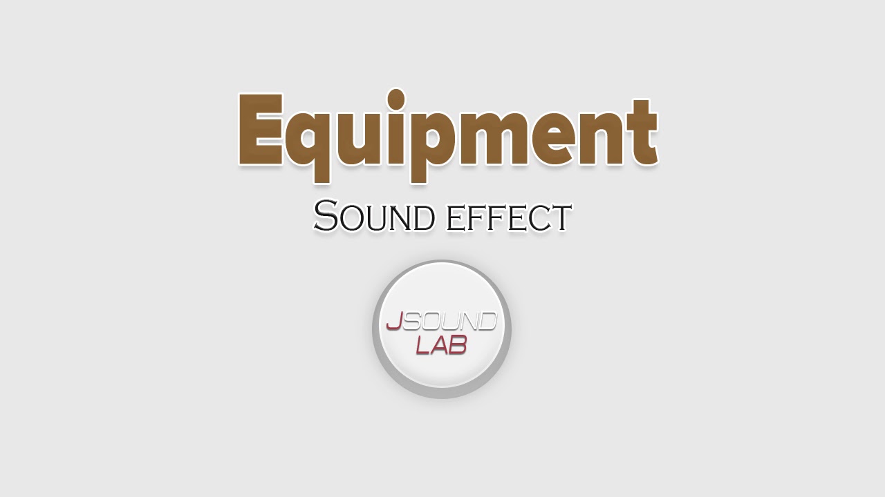 Equipment | Sound Effects | Iron Sounds | Industrial Sounds | Ringing ...