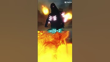 Evolved godzilla versus thermonuclear godzilla(my take) #godzilla #monstervetse #versusedit