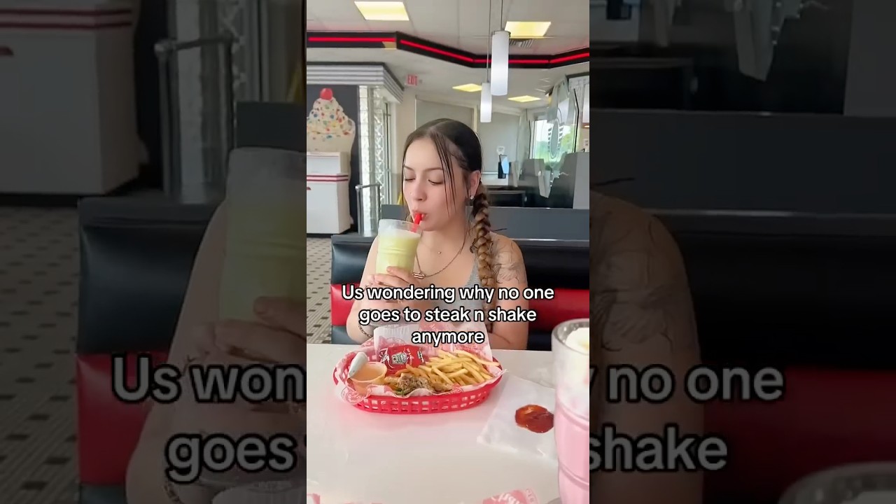 Steak ‘n shake is so good🥹 