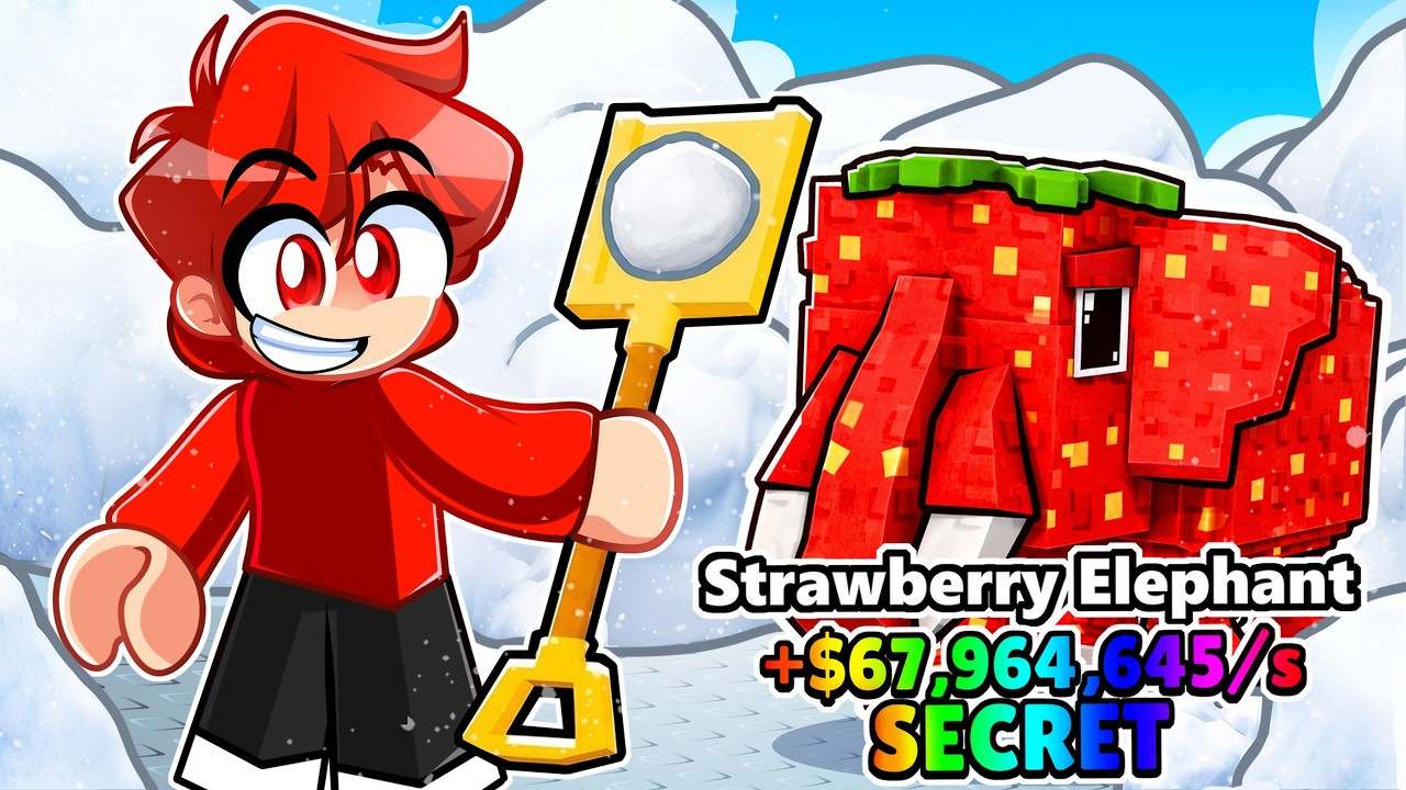 Starting Over as NOOB with OP SHOVEL in Shovel Snow For Brainrots! (Roblox)
