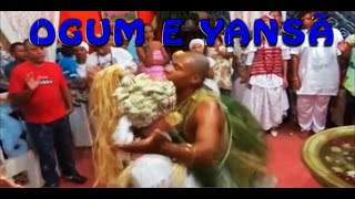 Orixá Ogum convida Yansã para dançar - Run dos Orixás em Xirê no Candomblé