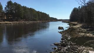 North River from the boathouse at Norris Reservation, Norwell, MA