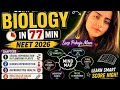 Complete biology ll Mind Map ll NEET 2026 revision in 77 min through chart seep pahuja mam 