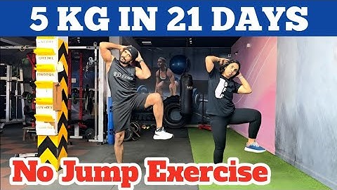 No Jump 🔥 10 mins Non Stop Weight Loss Cardio Home Workout | RD Fitness | Tamil