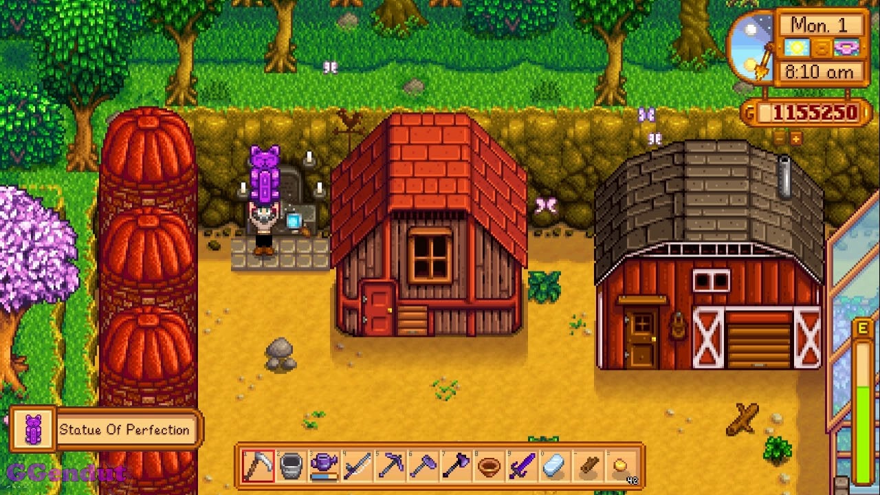 "Statue of Perfection" Stardew Valley Cantututu Farm Part 7 YouTube