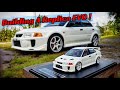 Building a Mitsubishi Lancer Evolution V Replica : 1/24 tamiya scale model car