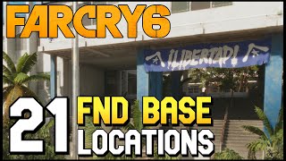 Far Cry 6 - All 21 Fnd Base Locations (Liberty Trophy / Achievement)