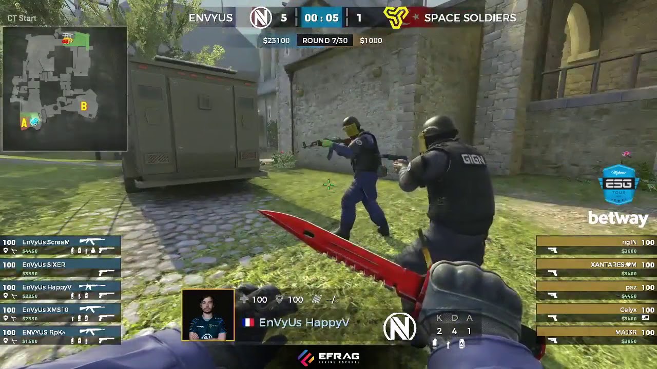 ENVYUS vs Space Soldiers - ESG Tour | Mykonos 2017- Closed Qualifier