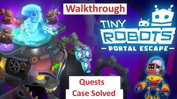 Tiny Robots Portal Escape Quest Case Solved Solve 5 combination locks as Sherlock Bolts