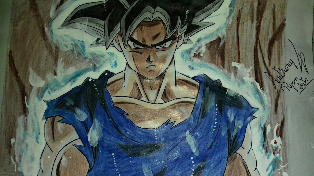 Carlos Arts — 🖋️ Pintura em Progresso do Goku Instinto Superior