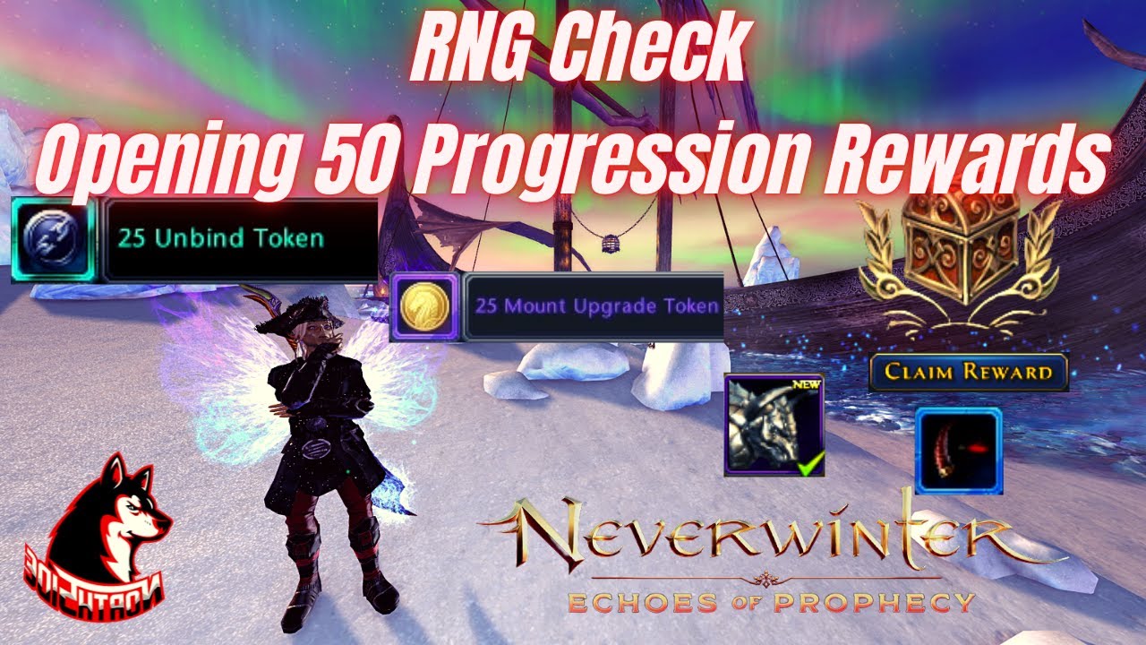 Neverwinter Mod 21 - RNG Check 50 Progression Rewards Opening  Leaps & Bounds Northside