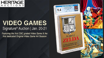 [FULL] First Ever CGC Graded Video Game + Original Video Game Art - Heritage Signature Auction