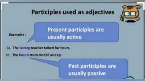 MLZS JHANSI CLASS 8 English Grammar Participles Lecture 1