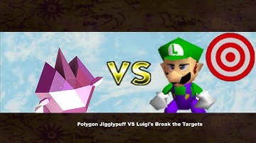 Polygon Jigglypuff vs. Luigi