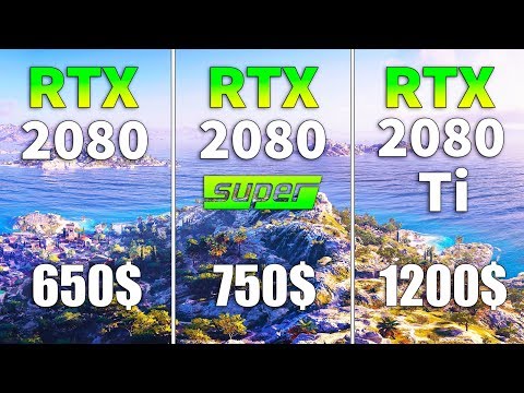 RTX 2080 SUPER Vs RTX 2080 Vs RTX 2080 Ti Test In 9 Games