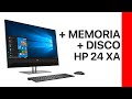 AUMENTO de Memoria y CAMBIO de Disco en HP 24 XA008LA