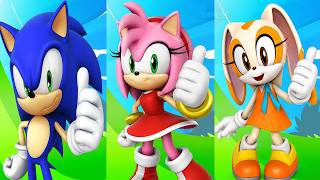 Sonic Dash Run - Sonic vs Amy vs Cream 🏆 Ultimate Speed Challenge | Who Wins? screenshot 4