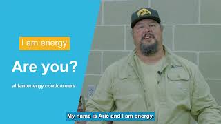 Underground Gas and Electric Welder Aric - I Am Energy | Alliant Energy