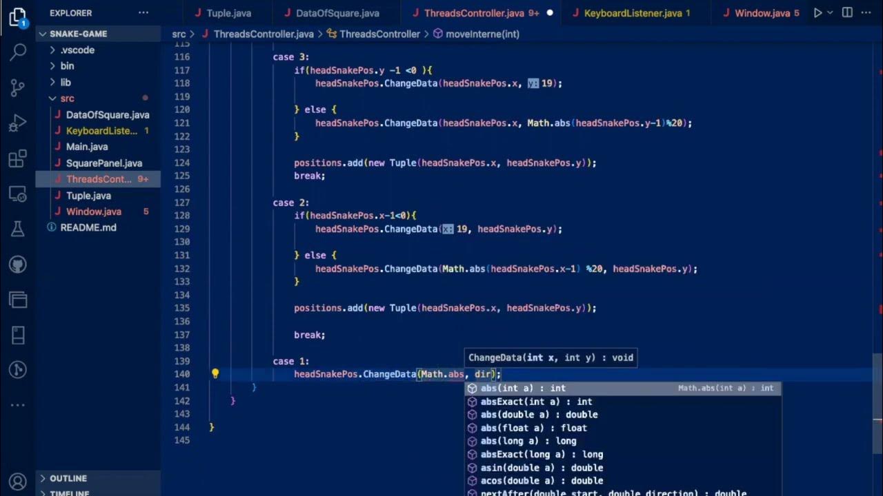 Learn How To Play Snake Game In Java Using Multithreading No Talking