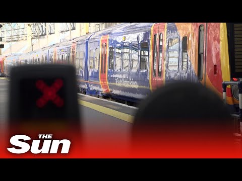 Football fans face travel chaos as train drivers strike on FA Cup final day.