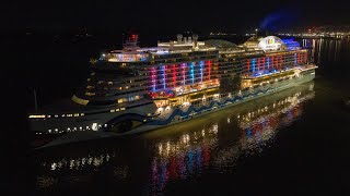 Aida prima Southampton departure 30th October 2023 4K 30FPS