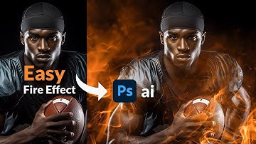 Generative Fill AI: How to Create Stunning Realistic Fire in Photoshop | Easy Photo editing tricks