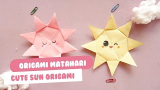 Origami Matahari | Cute Sun Origami