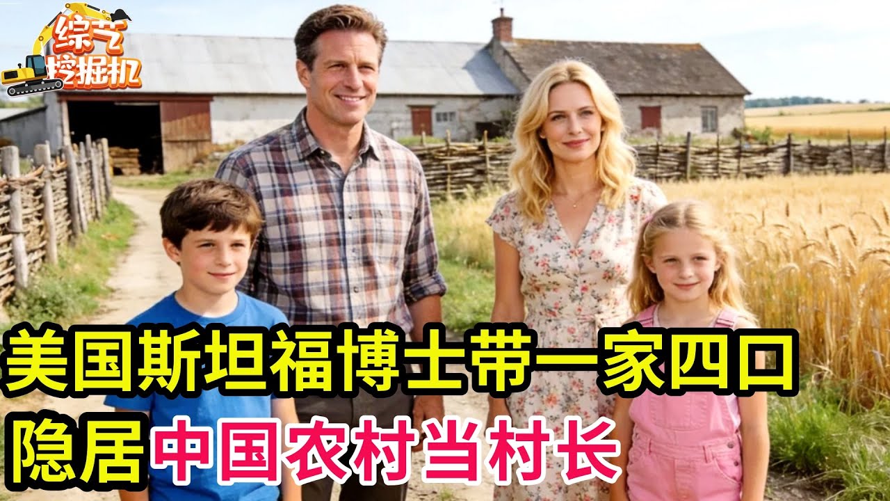 美国斯坦福博士带一家四口,隐居中国农村10年,如今已是村长,直言:中国就是我的家!