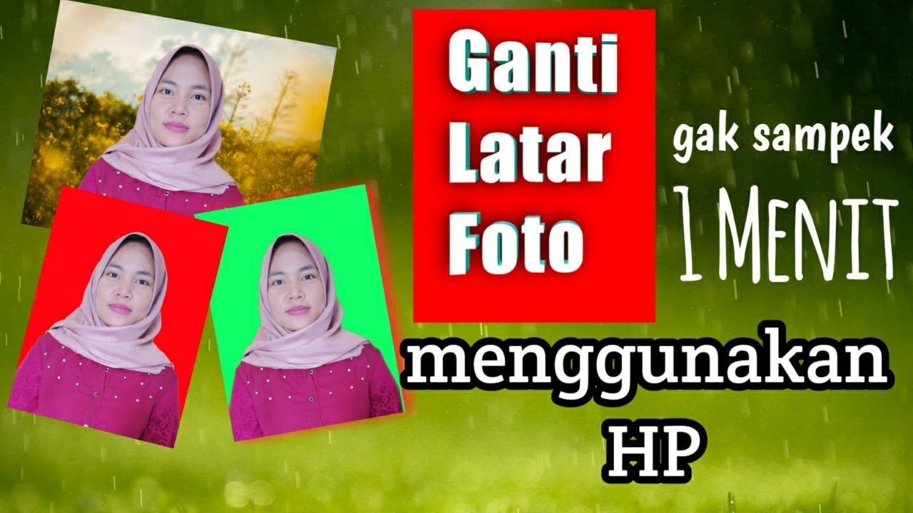 cara mengganti background foto di android dengan mudah  