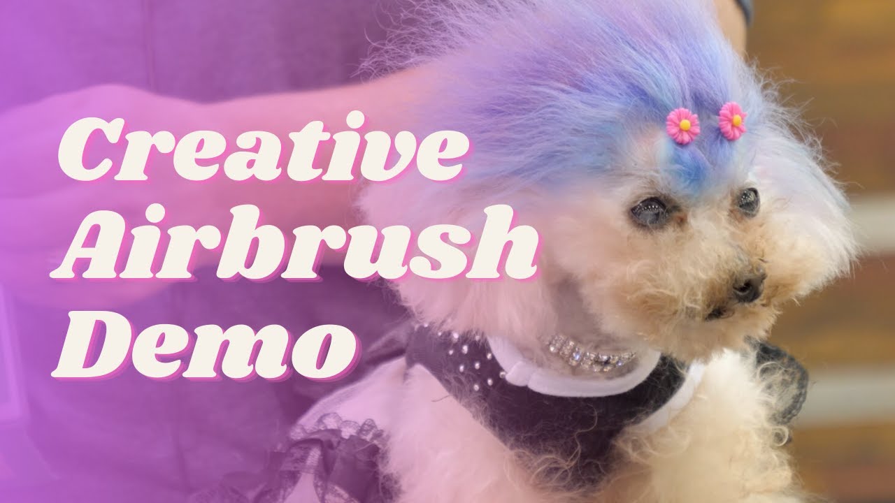 Creative Grooming Airbrush Demo YouTube