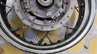 Suzuki Intruder Volusia VL400 VL800 Wheels and Drive System Restoration Part 10.