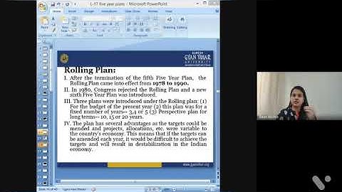 Five year plans in India