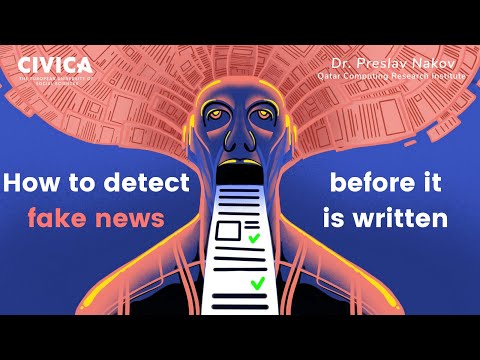How to detect fake news before it is written | CIVICA Data Science Seminar Series