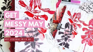 Art Journal With Me | Get Messy May 2024 (Day 10 - Reflects)