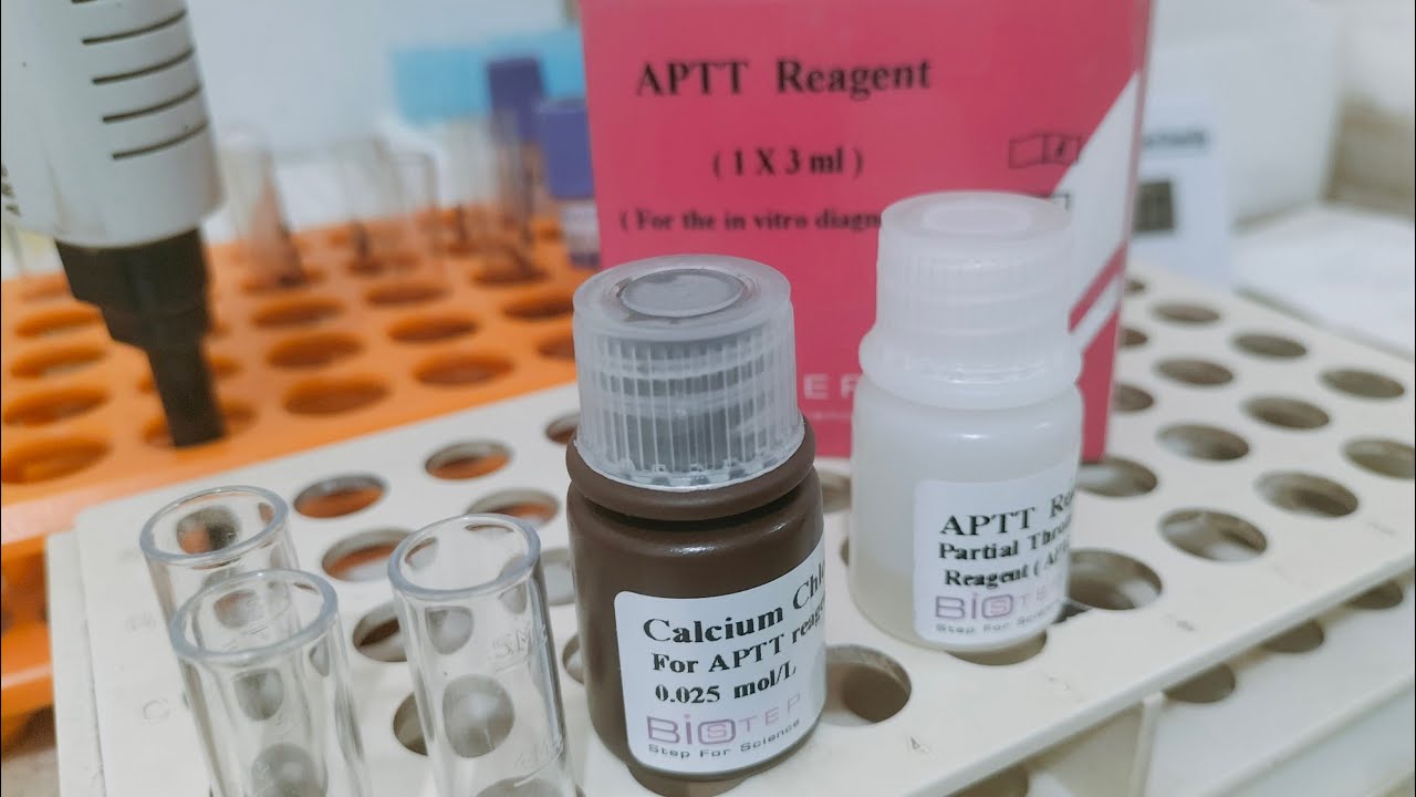 طريقة عمل تحليل السيولة  aPTT عملي كورس التحاليل الطبية