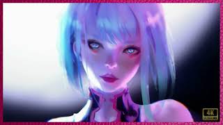 خلفيات متحركة مجانية لشاشة سطح المكتب | Cute Lucyna Kushinada | Cyberpunk: Edgerunners