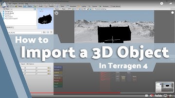 Terragen 4 Basics: Importing a Single 3D Object