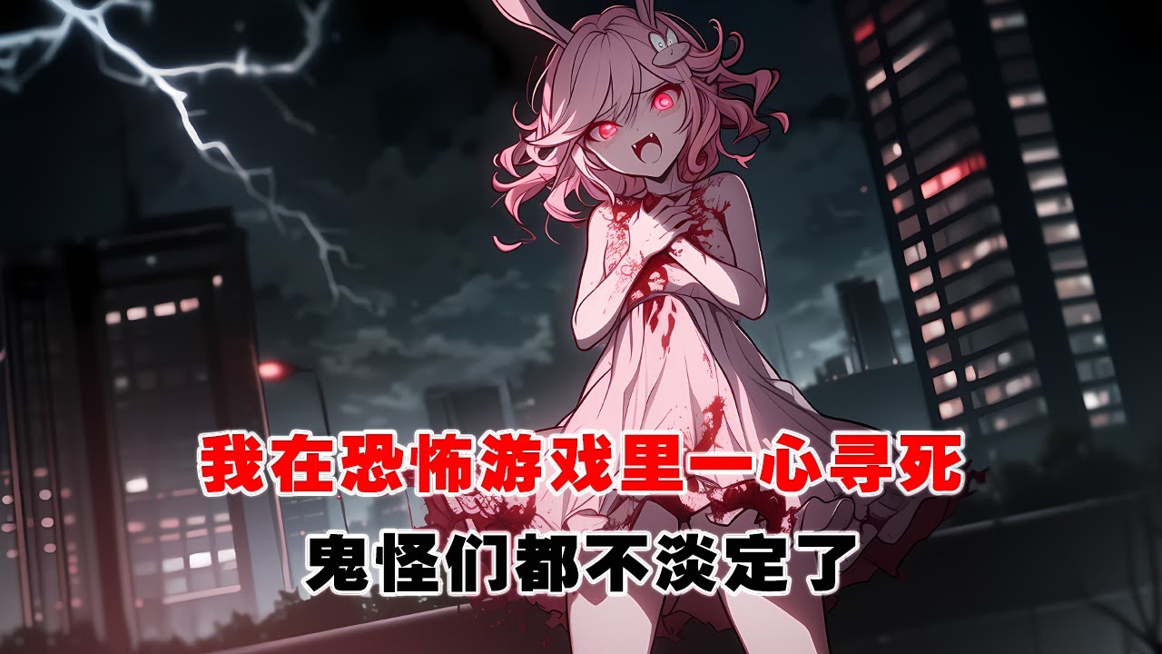 💢《我在恐怖遊戲裏一心尋死》：我正準備跳樓，就被拉入了恐怖遊戲。但我仍一心尋死,鬼怪們都不淡定了。 #皮皮说漫